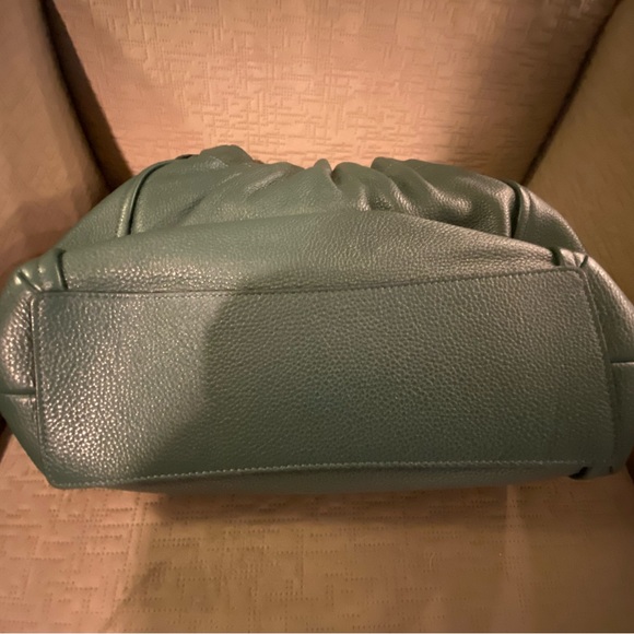 Like New, deep ivy green, rich pebbled leather COACH hobo purse - Picture 8 of 8